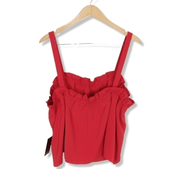 NWT Eloquii Red Cami Top - Picture 3 of 5